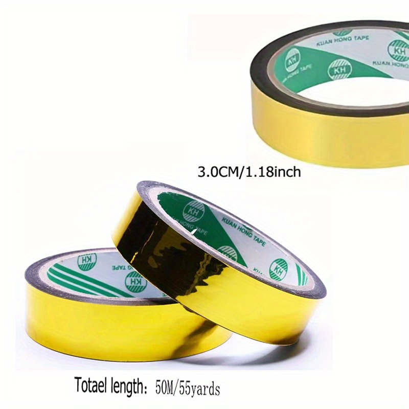  Juego de 100 rollos de cinta washi, cintas adhesivas Washi  decorativas delgadas de color dorado de aluminio, 0.039-0.197 in de ancho,  algunas cintas tienen un patrón repetitivo (100 patrones aleatorios con