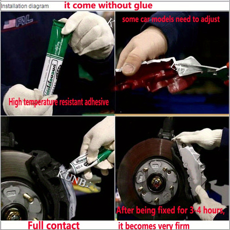 Upgrade Car's Look Universal Abs Plastic Brake Caliper Temu