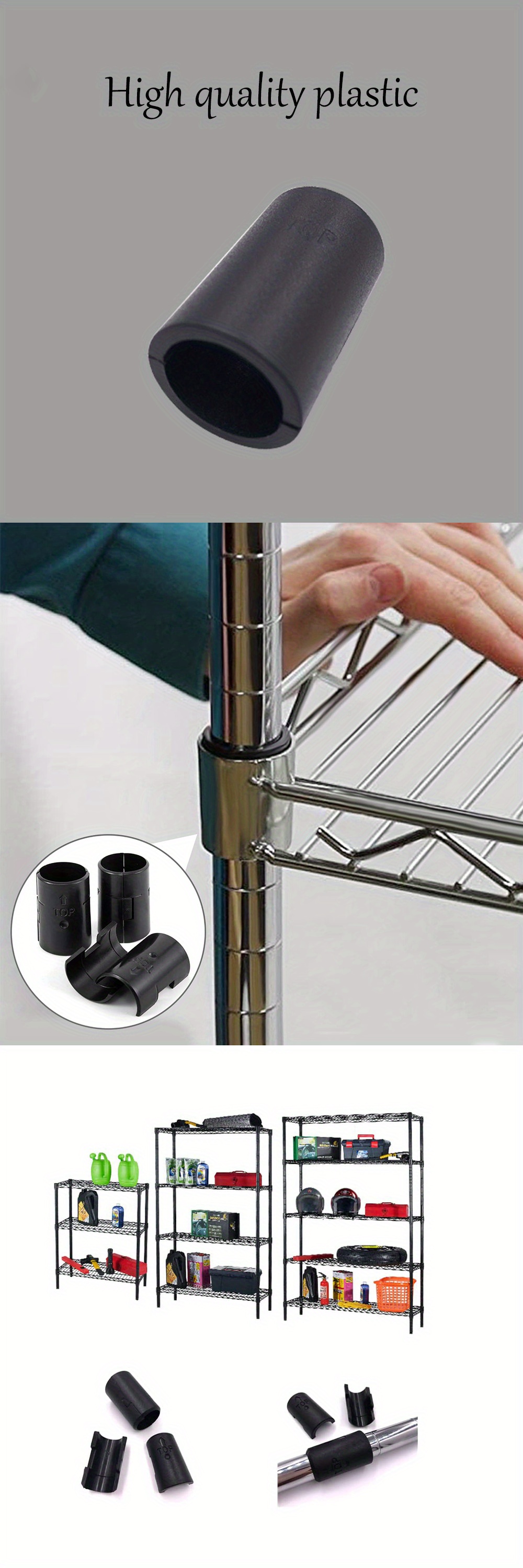 Wire Shelf Clips, Wire Shelving Shelf Lock Clips For Post Shelving