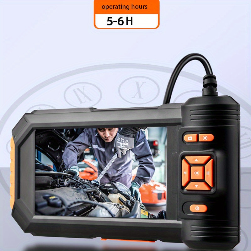 Ips Screen Hd Borescope Lighted Borescope Ip67 Camera Video - Temu