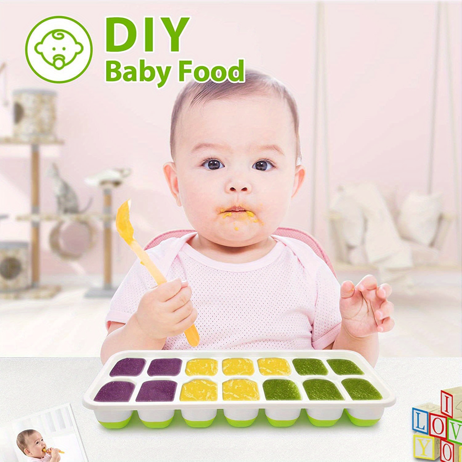 Flexible Square Ice Tray Spill proof Lid Bpa Free Cocktail Temu