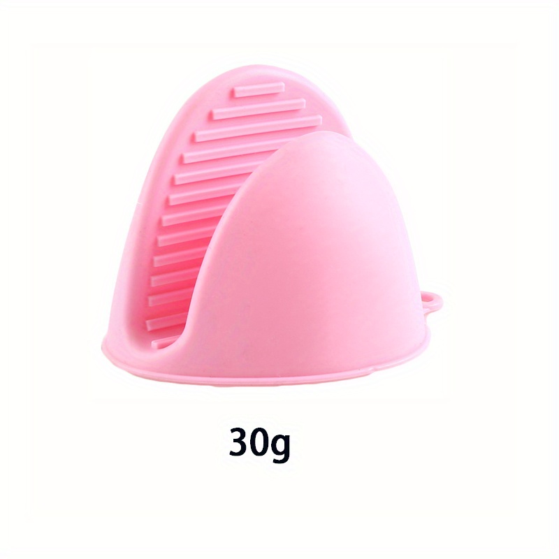 2p Silicone Hot Potholder and Oven Mini Pinch Mitts (Pink)