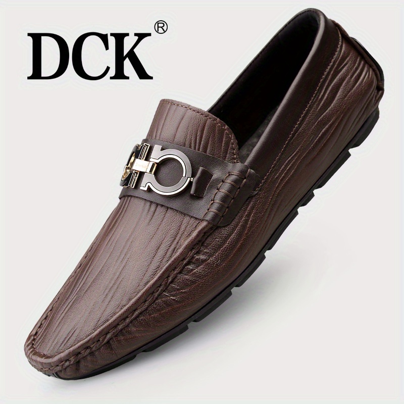 Classy Brown Leather Moccasin Shoes for Men, Men Brown Leather Loafer Shoes