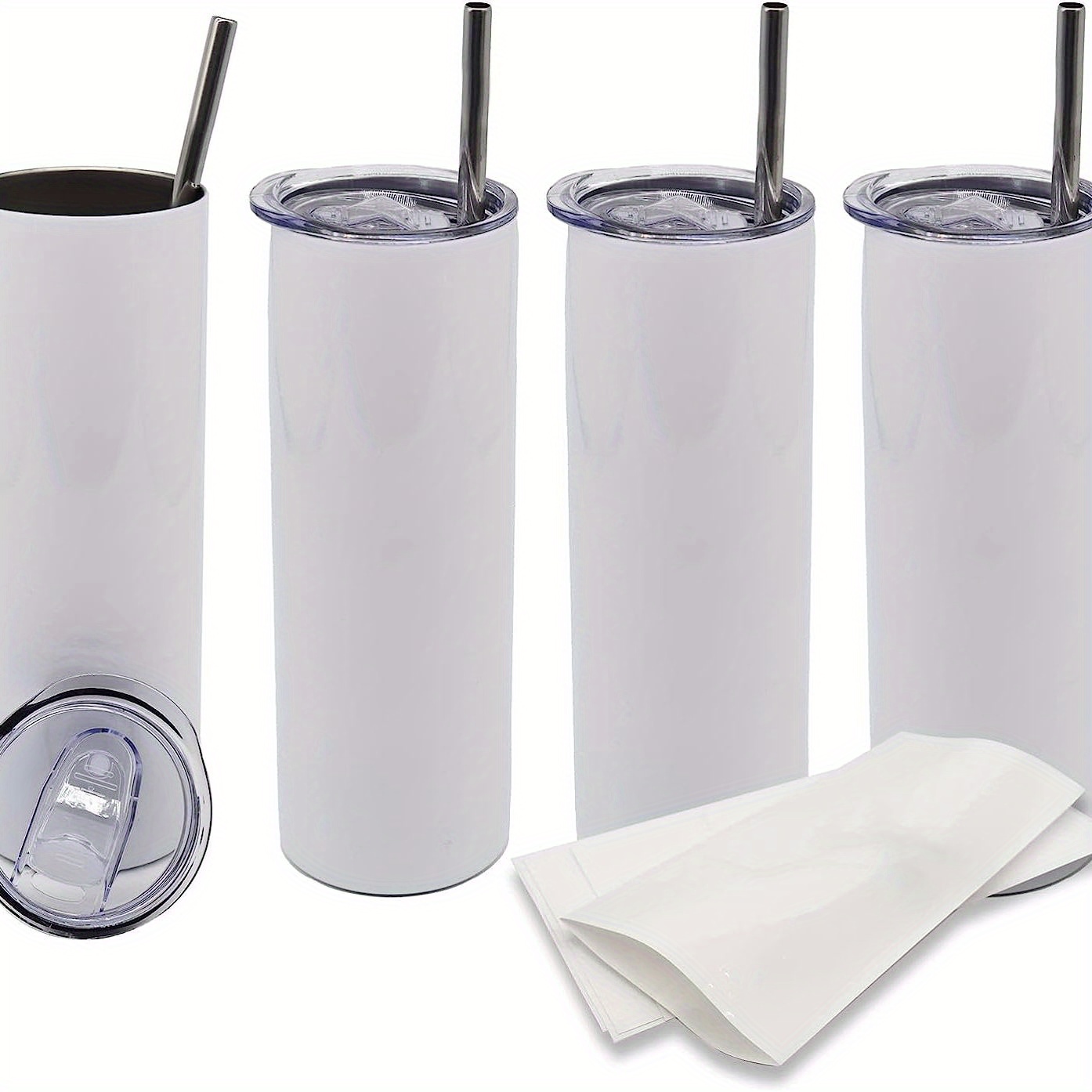 Kocdam Sublimation Tumblers With Lids And Straws Bulk - Temu Germany