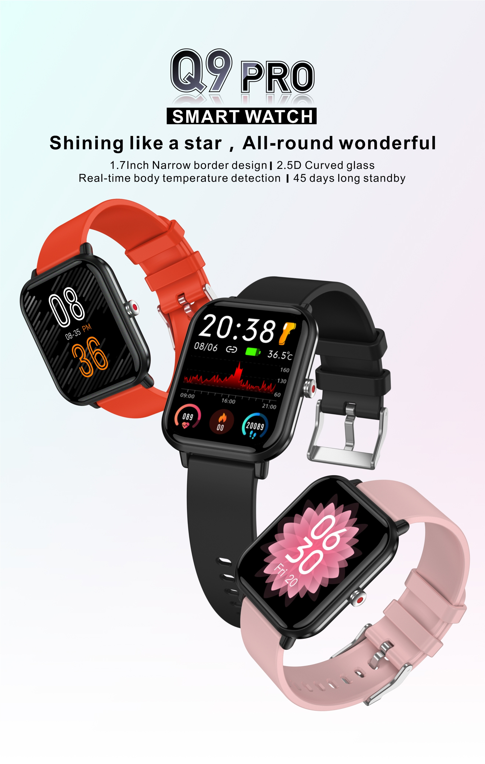 Smart Watch Answer Make Call Alexa Built in 4 27cmFitness Tracker With 100 Sport Modes Heart Rate Blood Oxygen Sleep Monitor Fit For Android And IPhone IP68 Waterproof details 0