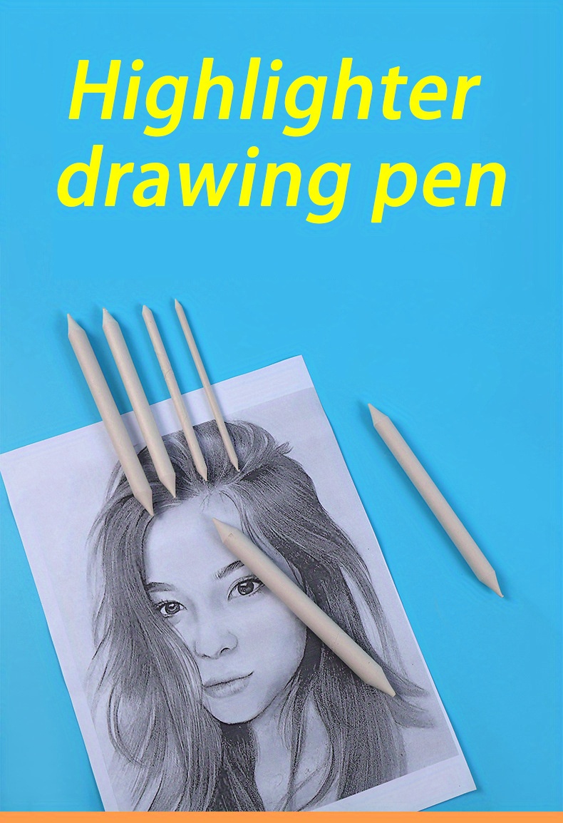 VILLCASE 1 Set Drawing Tool Blending Tools for Drawing Pencil Blender  Drawing Art Drawing Shading Pencils Charcoal Art Supplies Blending Sticks  Sketch