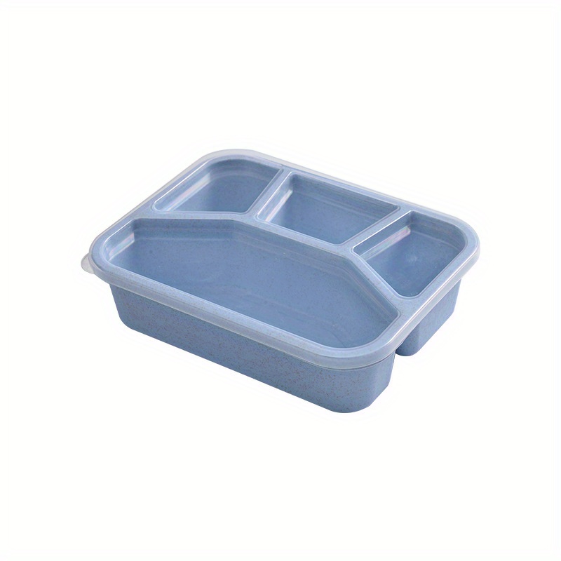 Four grid Snack Containers divided Bento Lunch Box - Temu