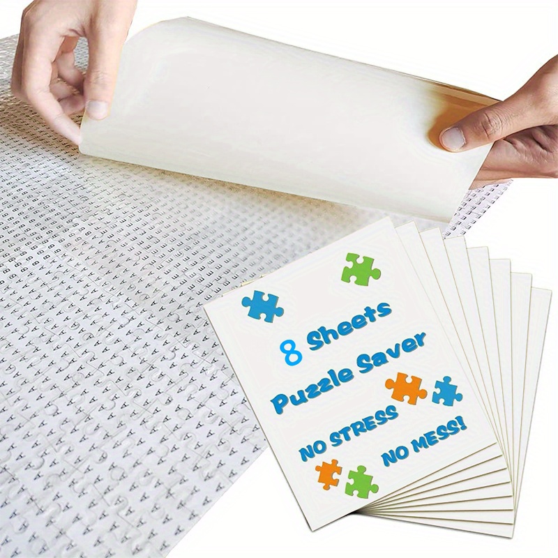 Puzzle Glue Sheets for 1000 Pieces Jig-and-Puz-80006 Glues for