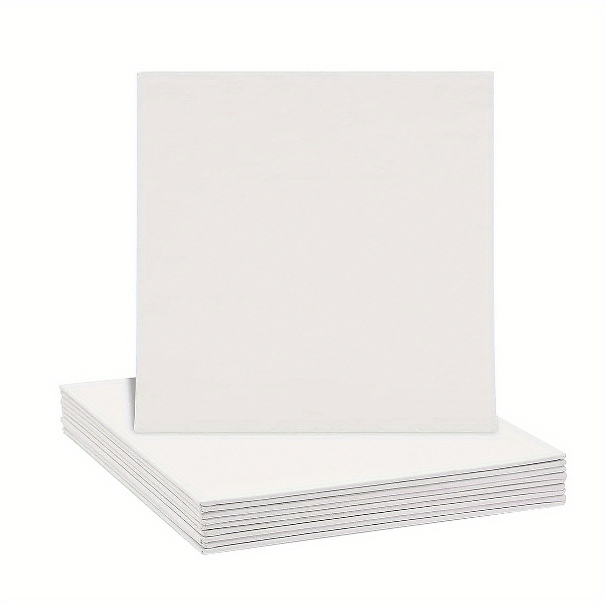 Stretched Canvas Primed White 100% Cotton Artist Canvas - Temu