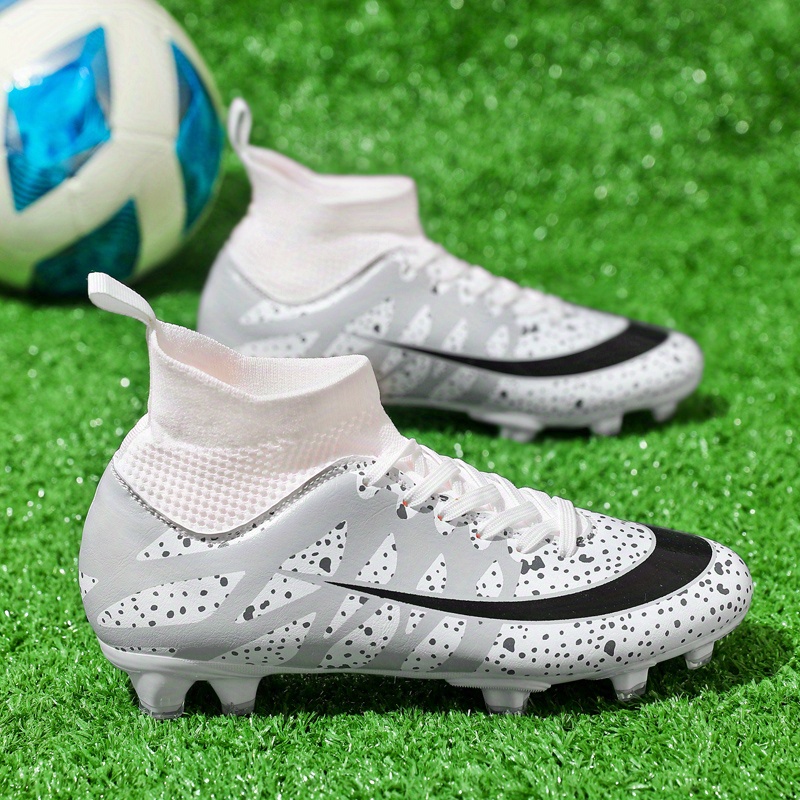 Green and sale white soccer cleats