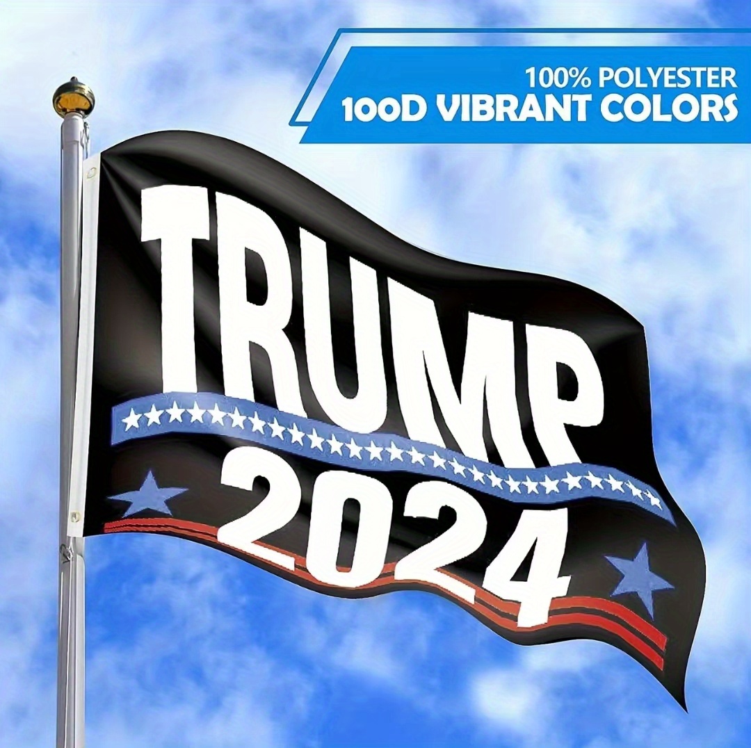 Trump 2024 Flag 3x5 Outdoor Flag Donald Trump Flag Polyester Temu