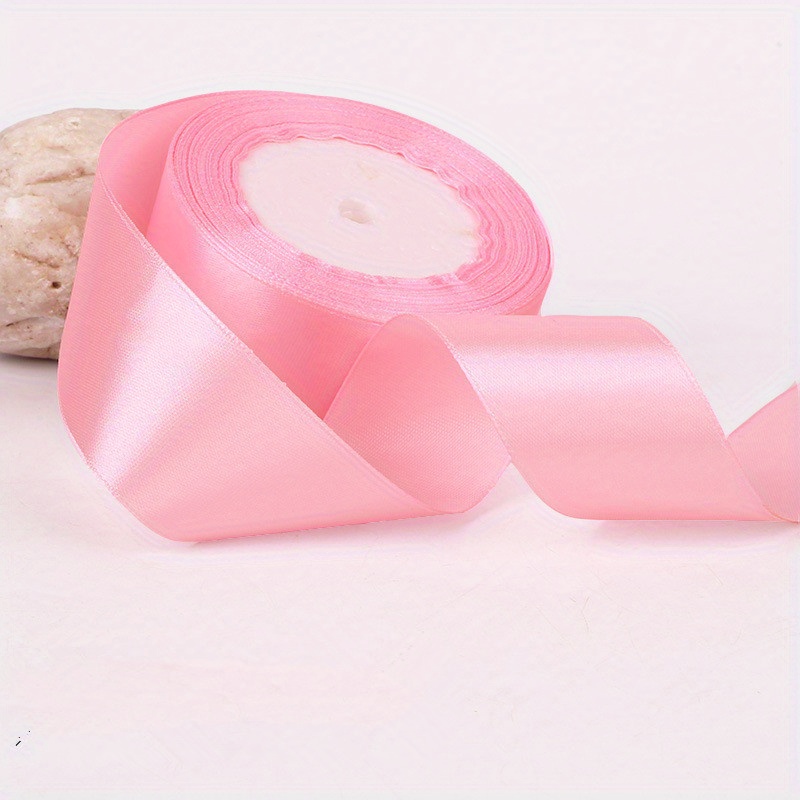 2 yards Pink Silk Ribbon 1/8 wide