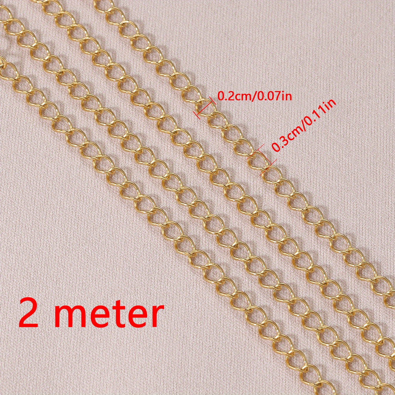 10meters/roll Stainless Steel Chains 2/3/5mm Gold Necklace Chains For  Bracelet Extension Chain DIY Jewelry Components No Fade