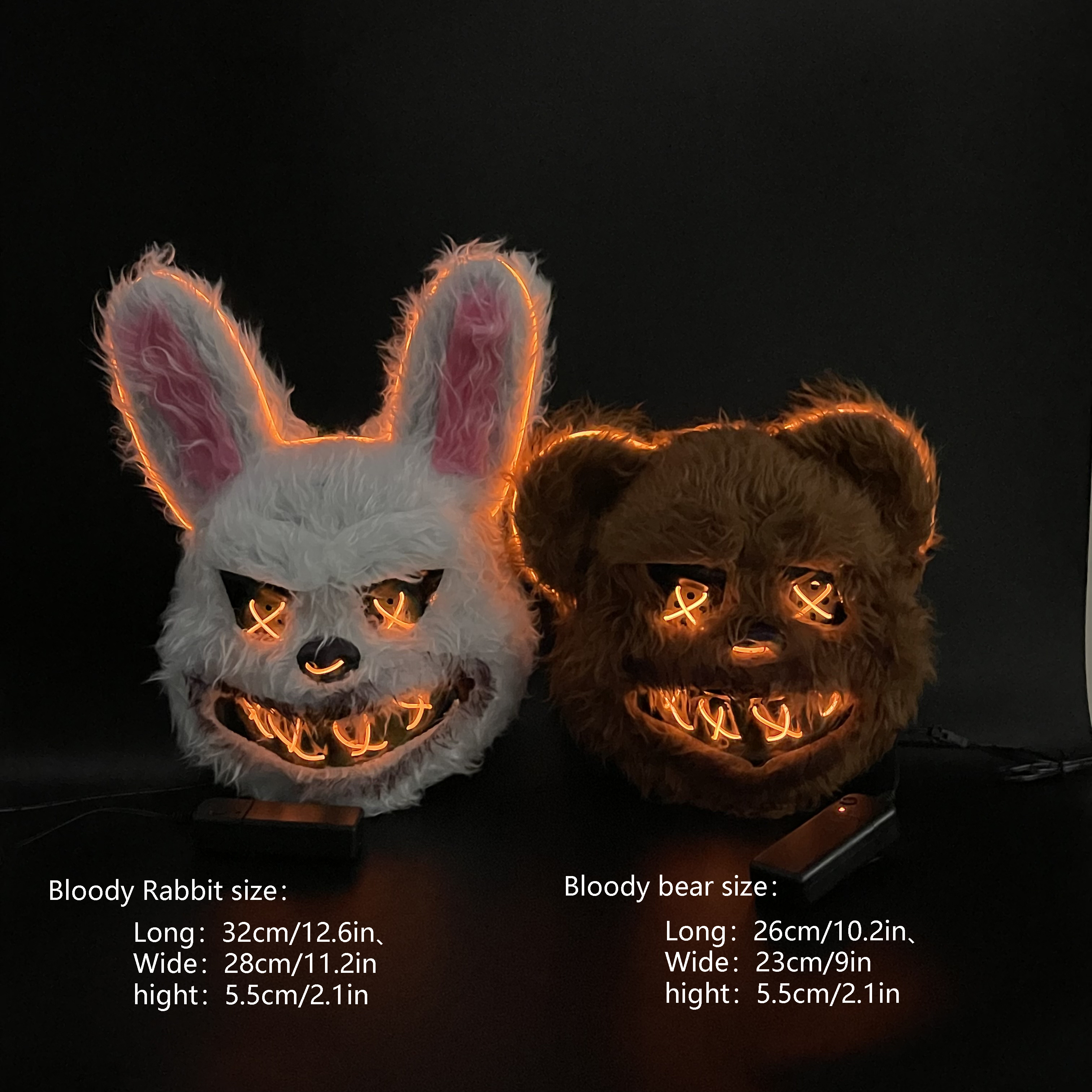 scary halloween rabbit