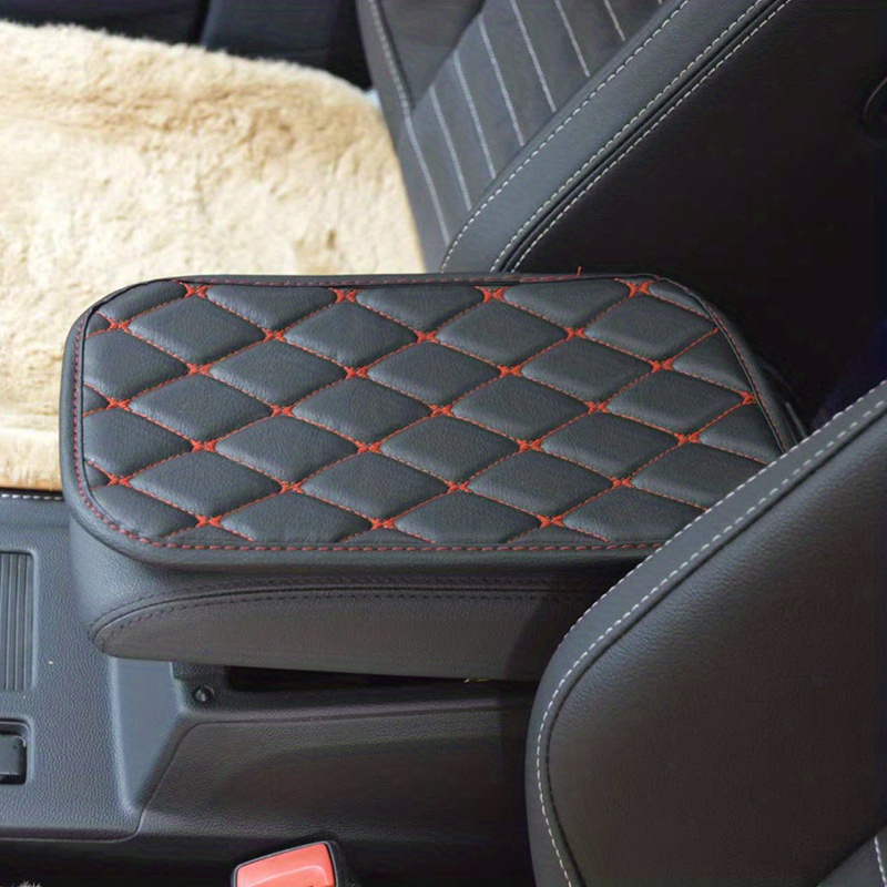 Car Leather Center Console Cushion Pad, 11.4x7.4 Waterproof Armrest Seat  Box Cover Fit for Cars, Vehicles, SUVs, Comfort, Car Interior Protection