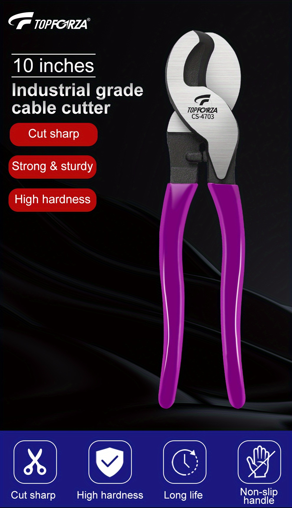 Cr v Steel Heavy Duty Cable Cutters Perfect Electricians Cut Temu