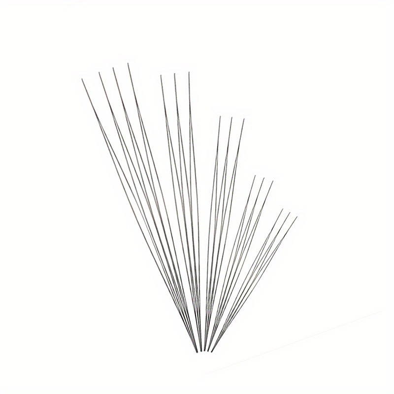 5pcs Bead Needle Seed Thin Beading Middle Opening Necklace Threading Sewing  Embroidery Tools Beading Needles For Jewelry Making