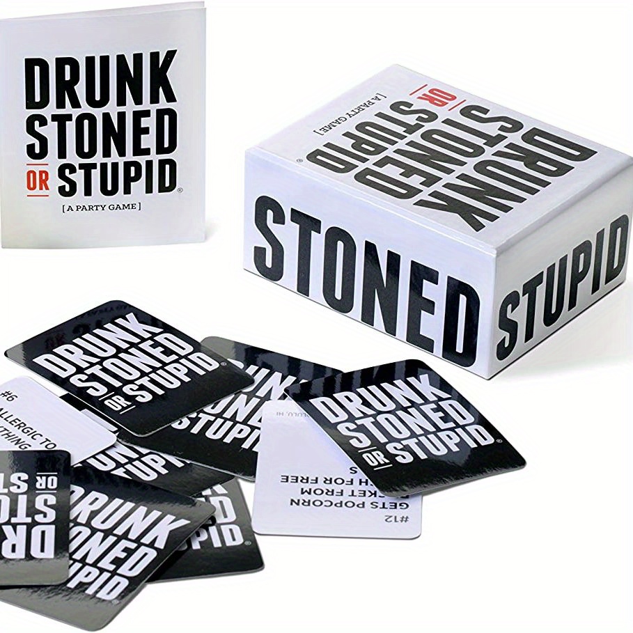 Drunk, Stoned, or Stupid Card Game A Party Game DSS Games