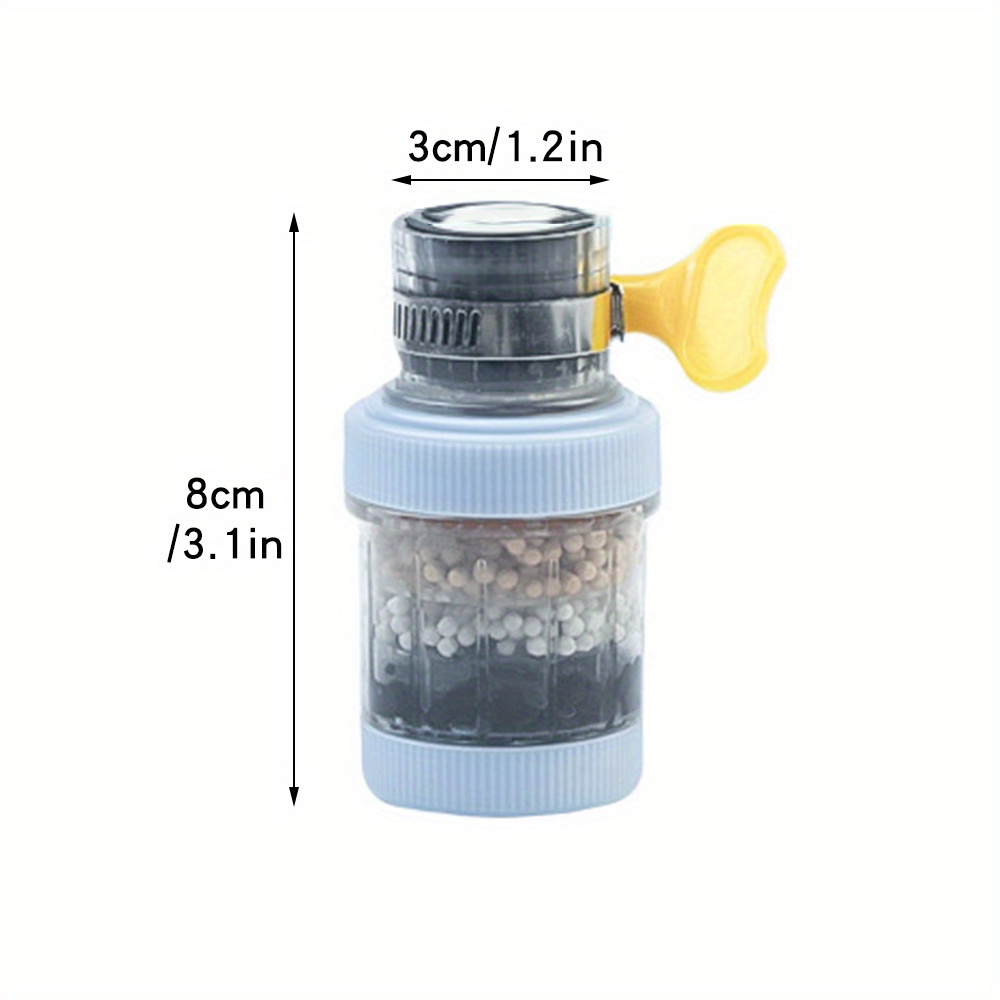 1pc faucet filter universal interface six layers detachable and washable kitchen water purifier home water splash water filter faucet water filters kitchen accessories bathroom accessories details 17