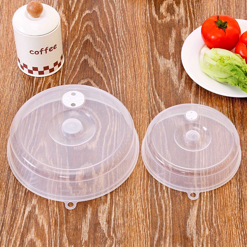 2Pcs microwave cover Covers Cake Dome Oil Splatter Screen Microwave