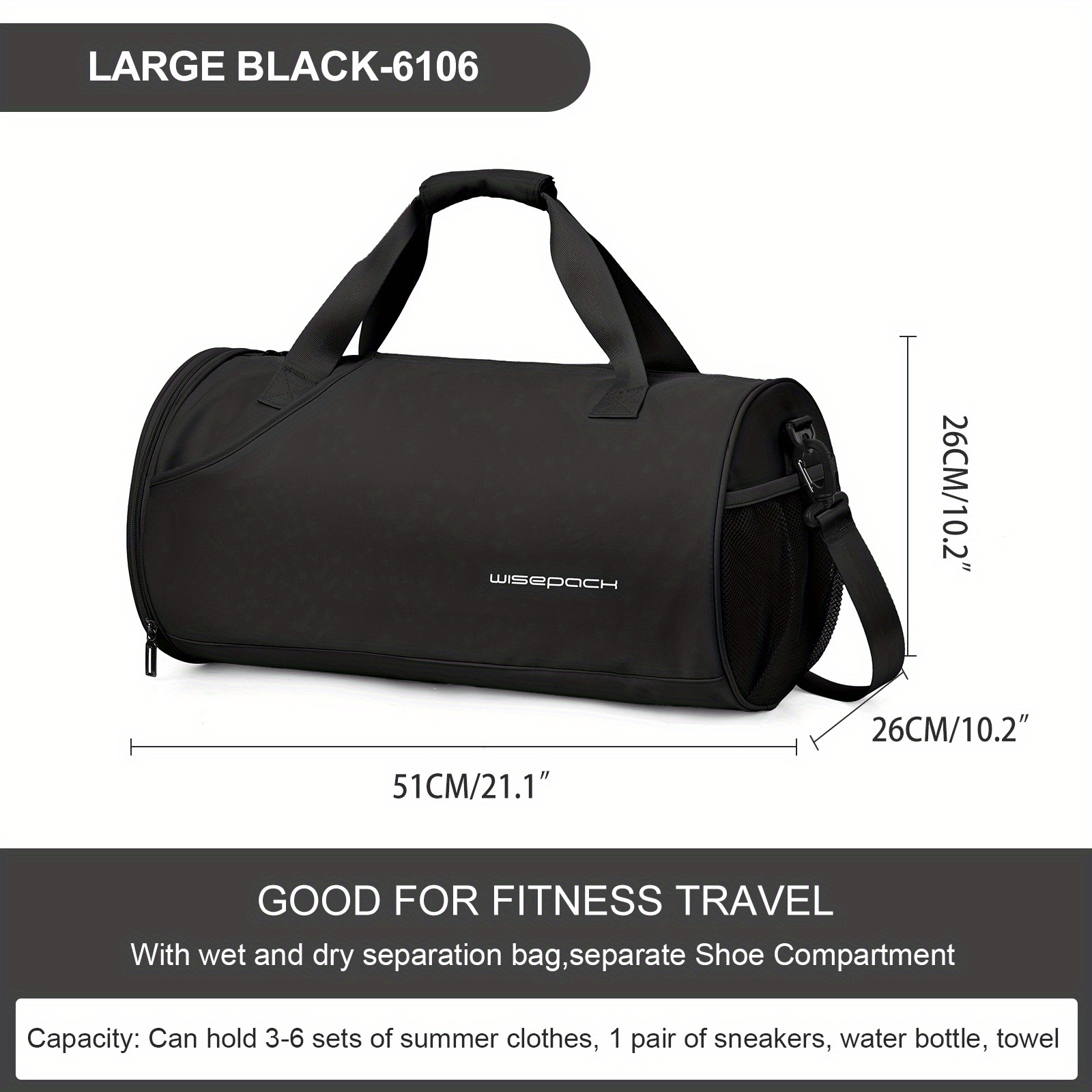 Fashion Travel Luggage Bag- 6sets