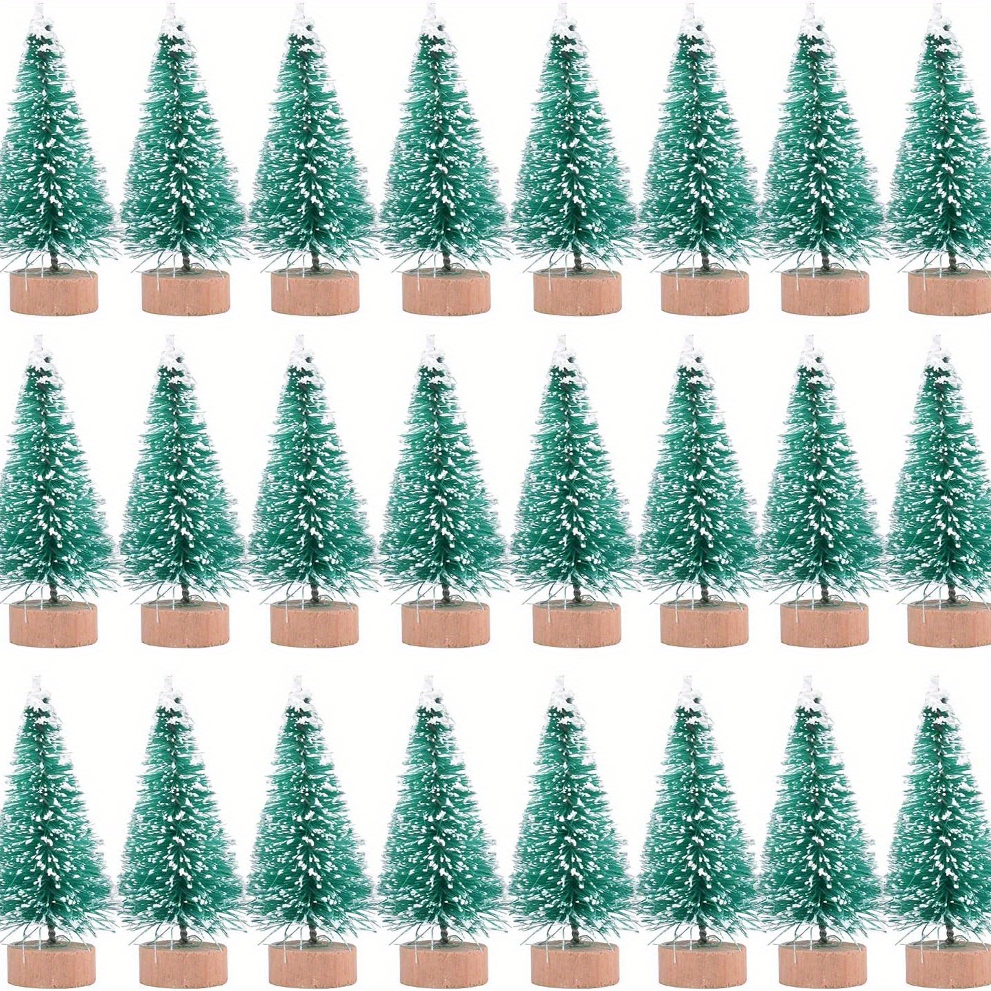 6pcs Mini Christmas Trees, Artificial Christmas Mini Bottle Brush Trees  Tabletop, Christmas Decoration Trees Xmas Holiday Decor - AliExpress