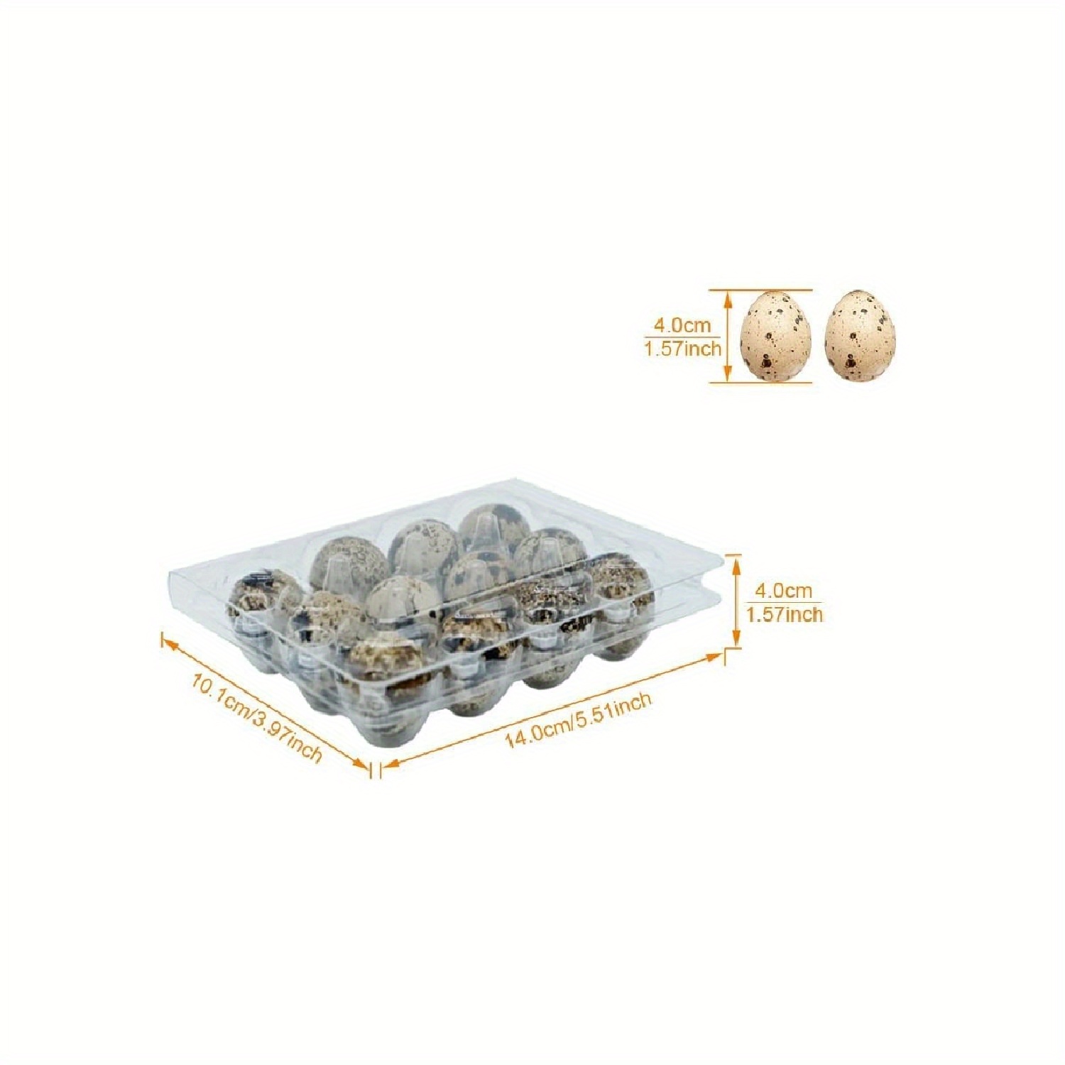 Reusable Quail Egg Cartons Clear Plastic Container Market Temu
