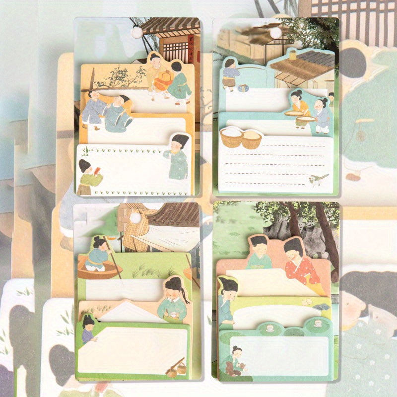 3-Layer Self-Adhesive Sticky Notes - Students & Office Stationery
