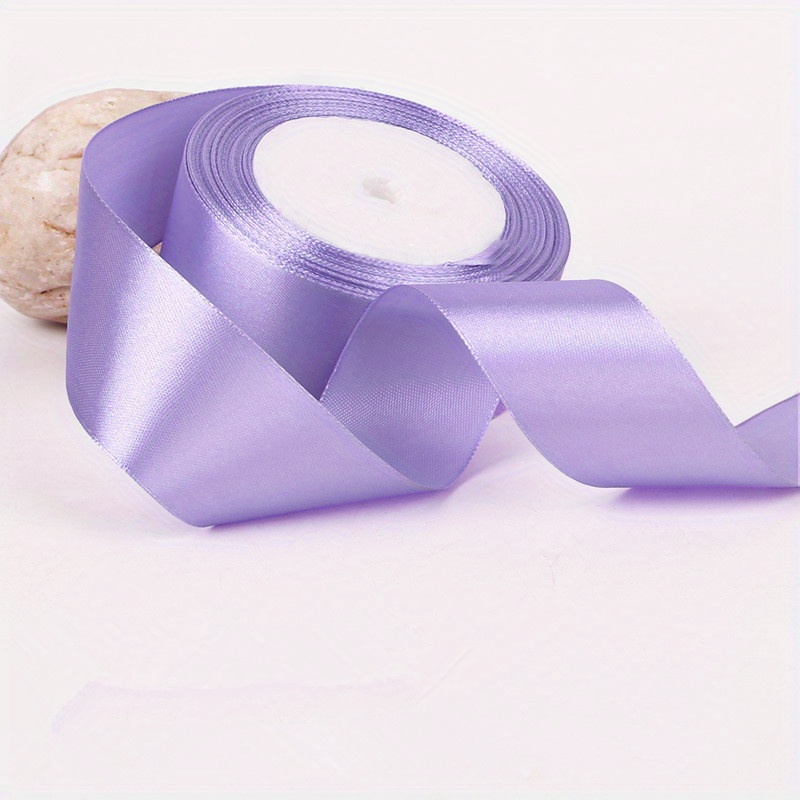  Mayreel Purple Satin Ribbon 1 Lilac Ribbon Lavender