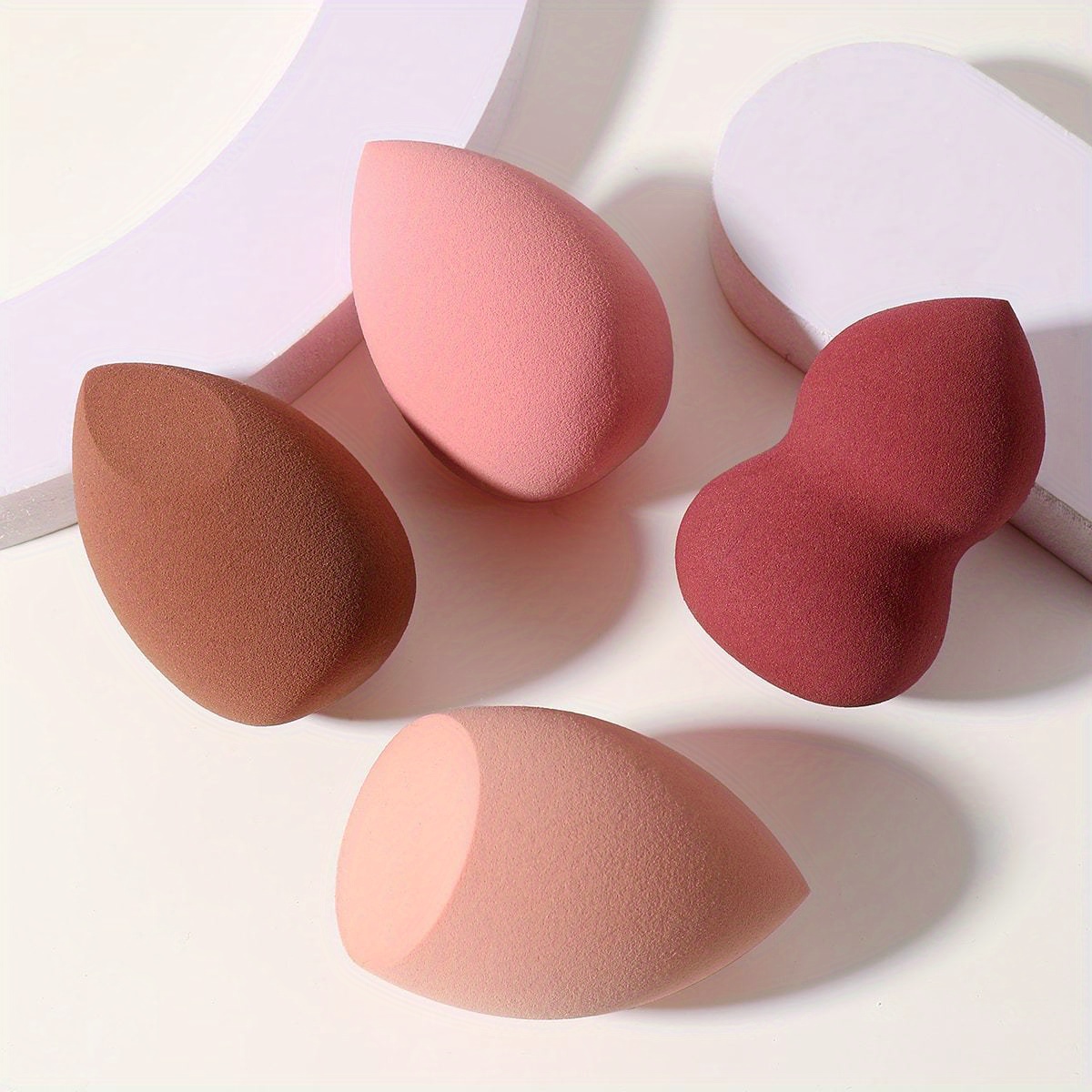 4Pcs Makeup Sponge Set Dry & Wet Beauty Blender For Foundation