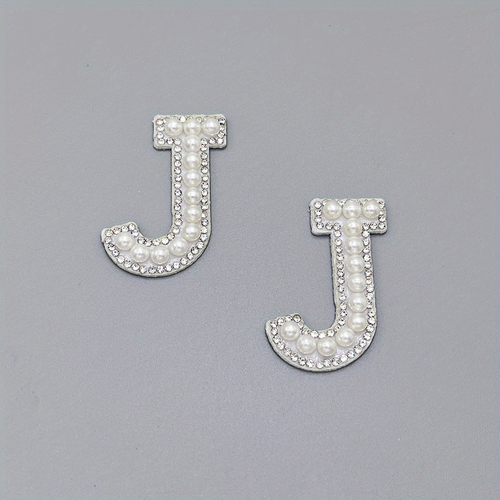 Colorful Bead Rhinestone Letter Stickers For Shirt Jacket - Temu