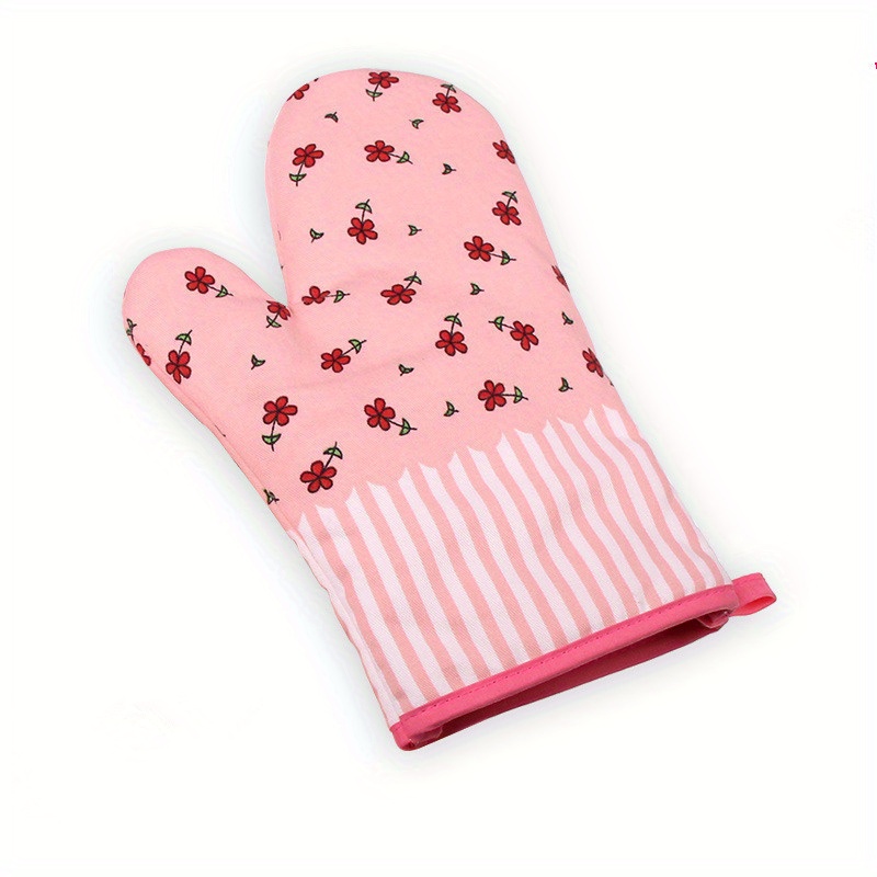 1pc Guantes De Horno De Algodón Herramienta De Cocina - Temu