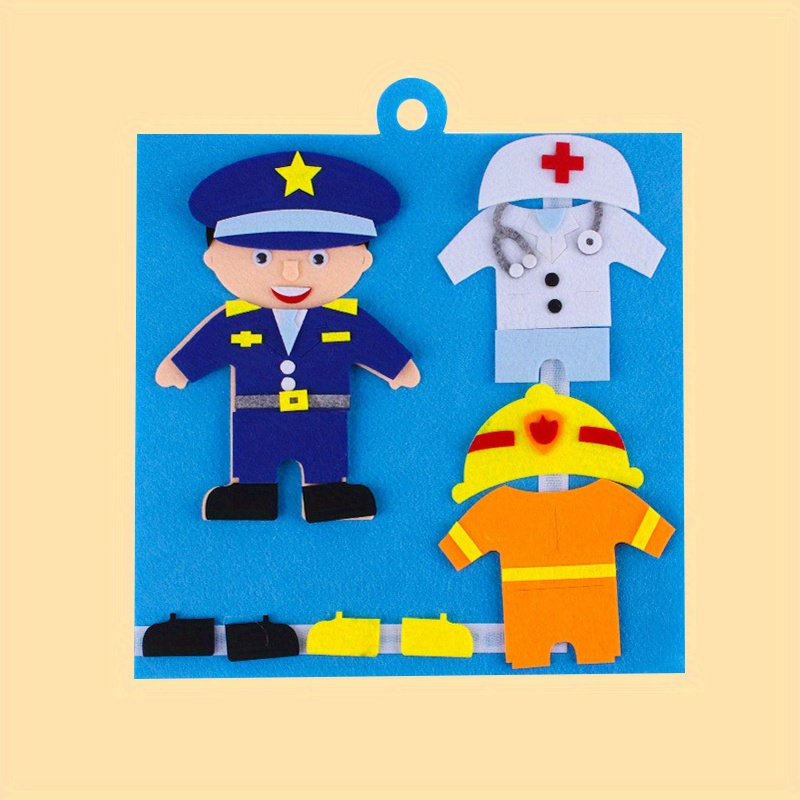 kindergarten characters dress up cognitive puzzle handcrafted   for childrens educational play details 2