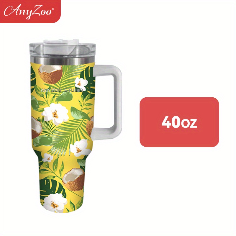 Vaso Acero Inoxidable Chilly's Tropical Flamencos 500 ml