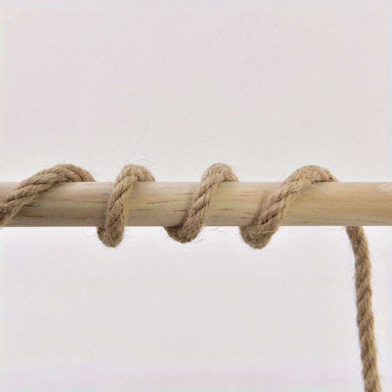 6mm Natural Hemp Rope: Heavy Brown Decorative Rope for Gardening, Crafts,  Packaging & Decoration