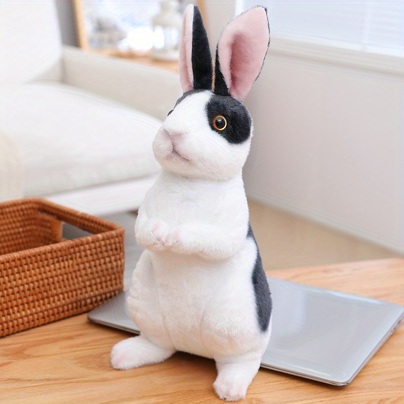 Lapin Mignon En Peluche En Coton Kawaii Animal Bunny Cadeaux pour Les  Familles D'amis blanc 30cm - Cdiscount Jeux - Jouets