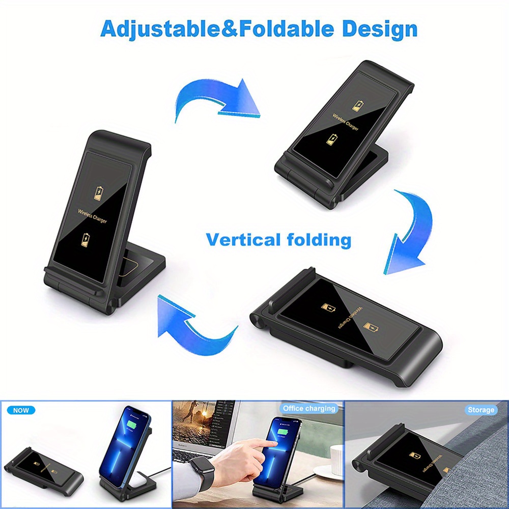 Caricabatterie Wireless per 2 Dispositivi Stazione Ricarica Smartphone –  Esplodia