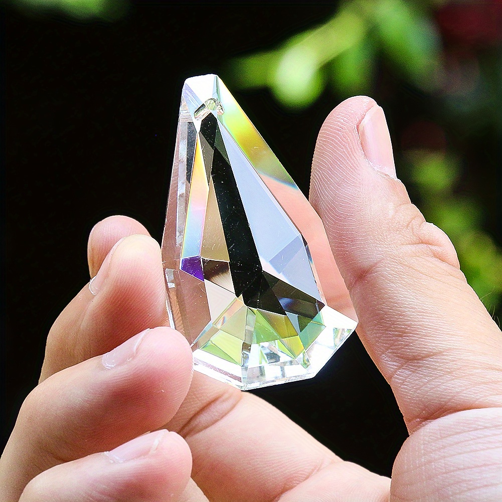 8 Pièces Attrape-Soleil en Cristal,Pendentif Cristal Prisme
