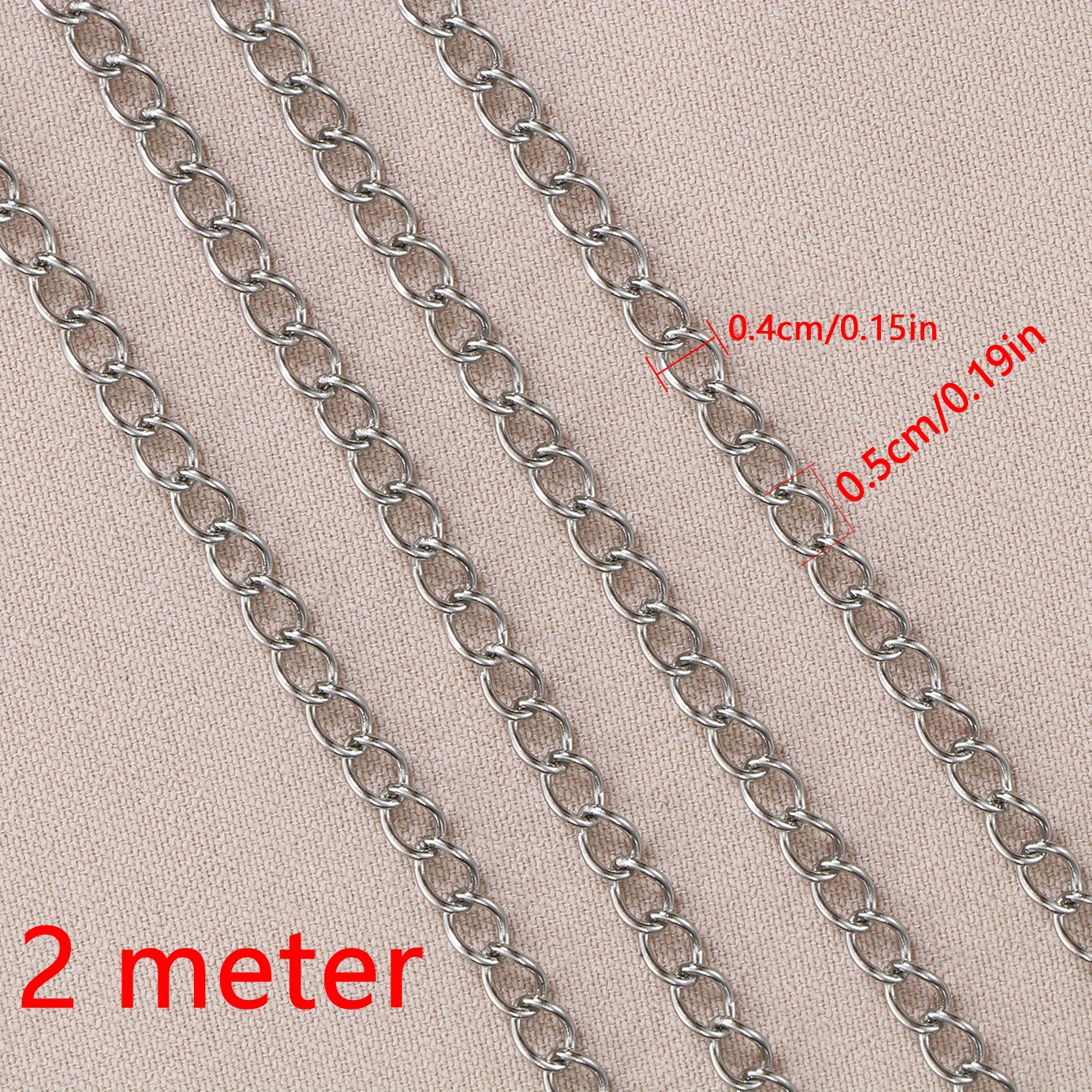 Alloy Curb Chains, Twisted Link Chains, Metal Craft Chain, Diy Cable Chains  Unwelded With Spool For Necklace Bracelet Diy Jewelry Accessories Small  Business Supplies - Temu Norway
