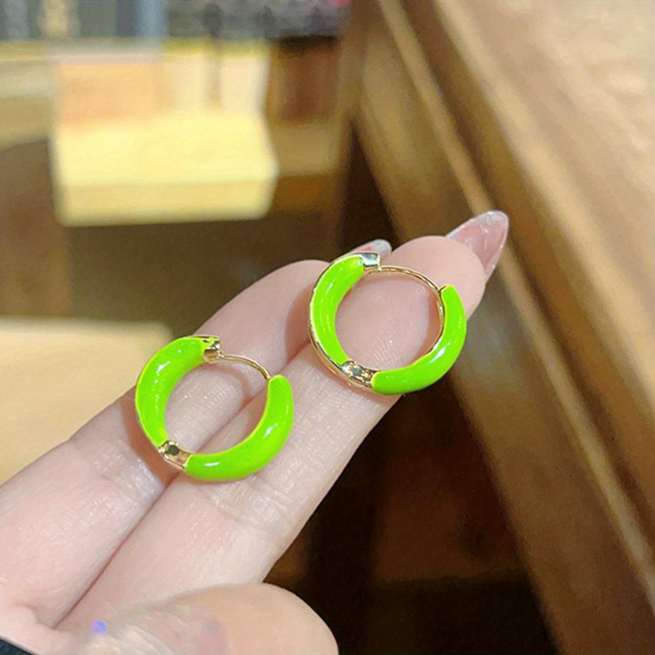 Boucles D'oreilles Cerceau étoilé Creux - Argenté Tendance - Neuf Avec étiquettes
