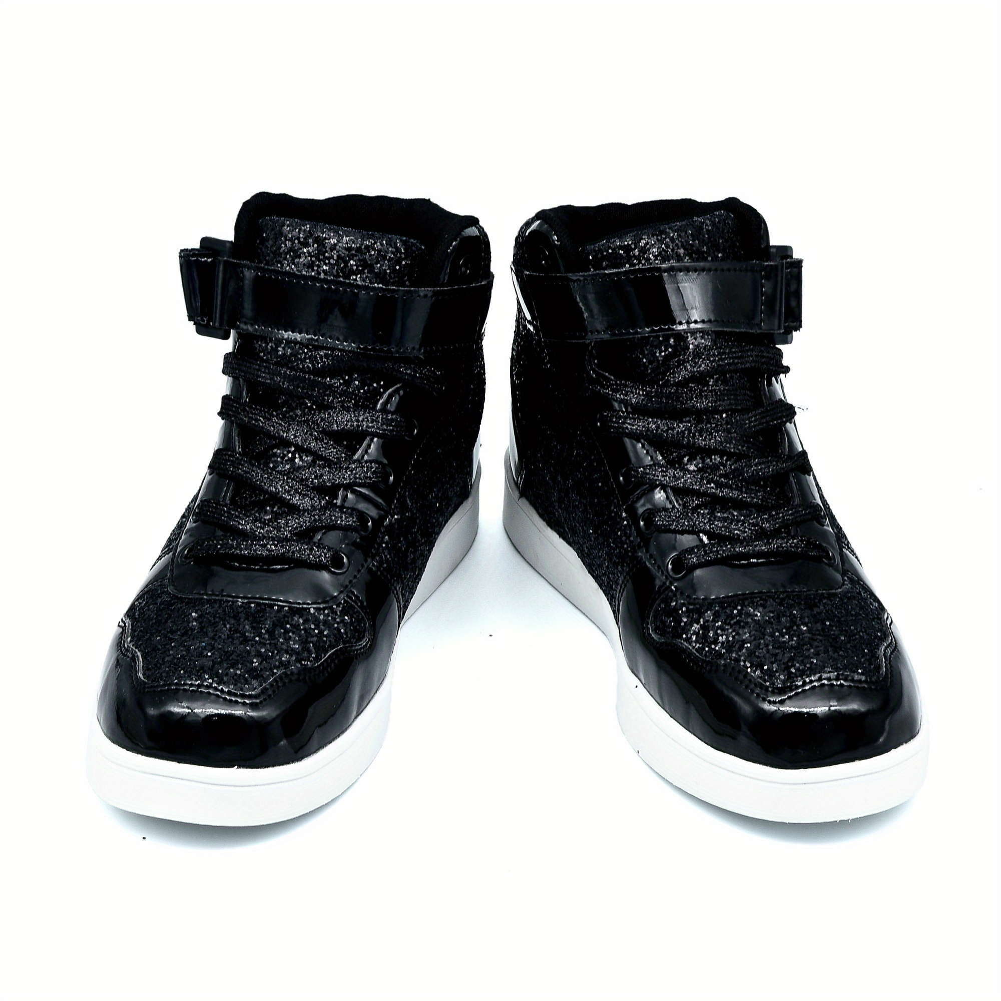 Girls sparkly deals high tops