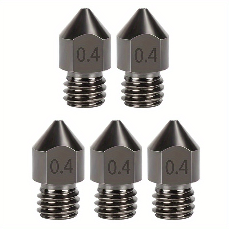 Mk8 Super Hardened Steel Nozzlecorrosion-resistant Extruder Head For A8 A8plus 3 3d Printer Parts 1.75mm Nozzles