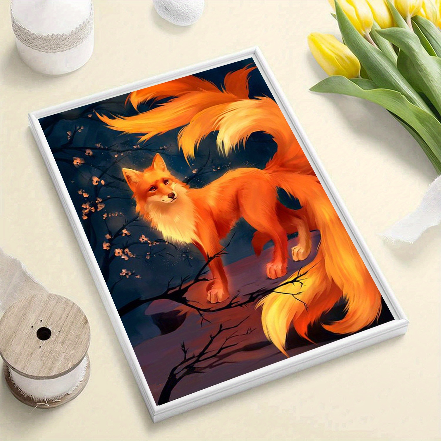 Diamond Embroidery Fox Animals 5D DIY Diamond Painting Full Drill