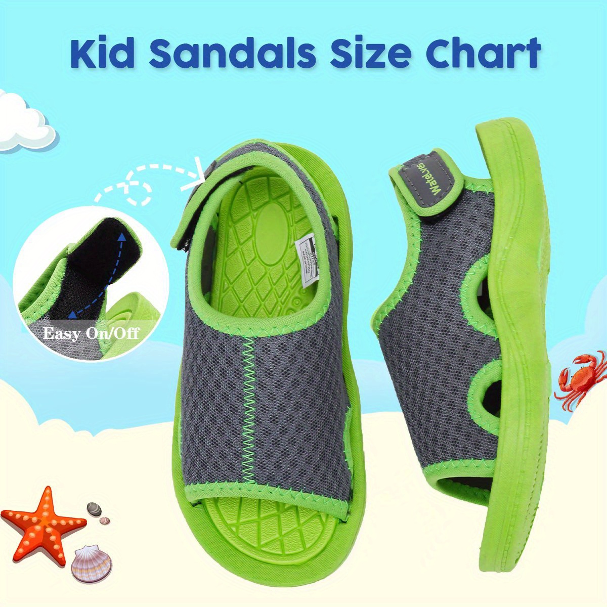 Boys water shoes size hot sale 2