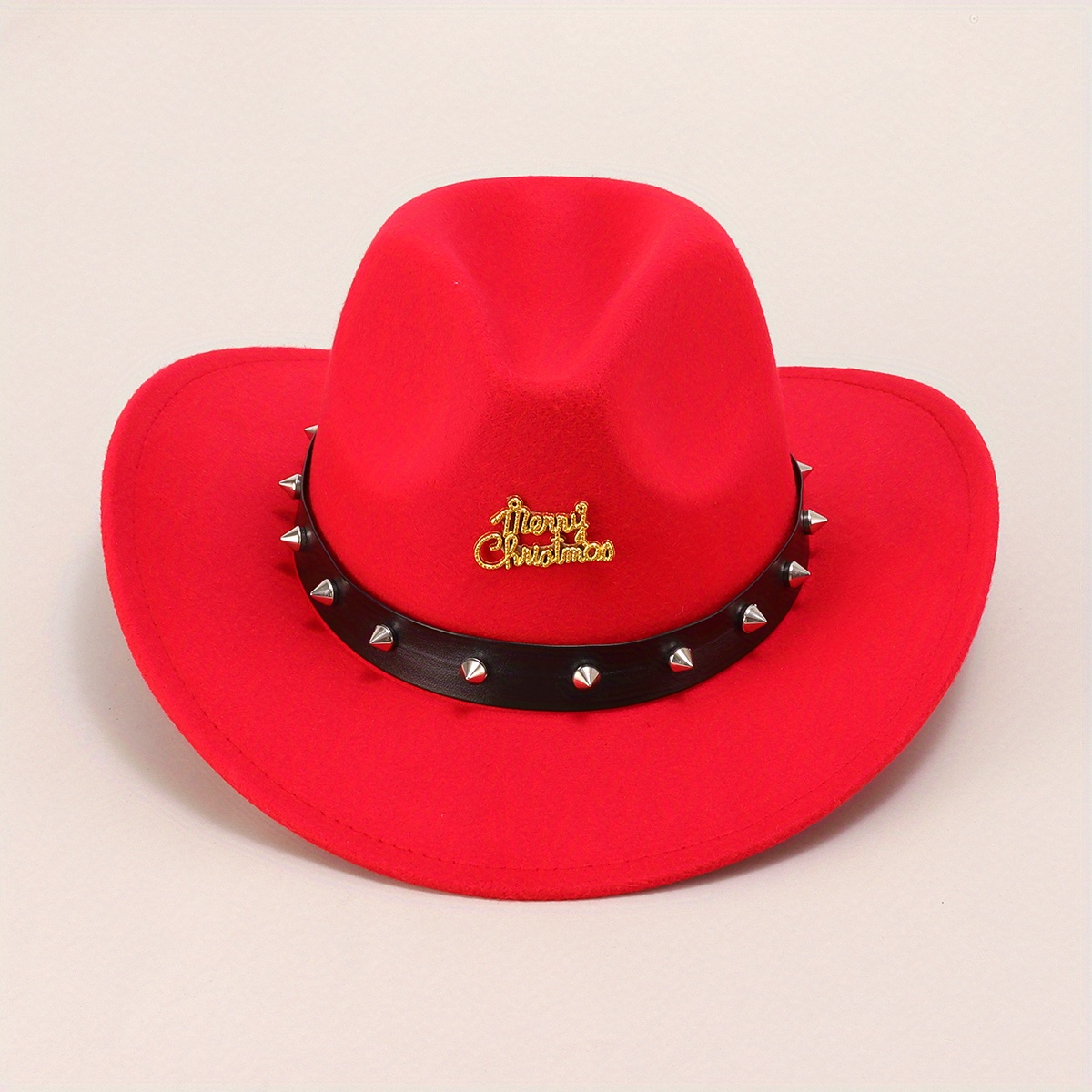 Vintage Western Cowboy Woolen Hat British Belt Jazz Top Hat
