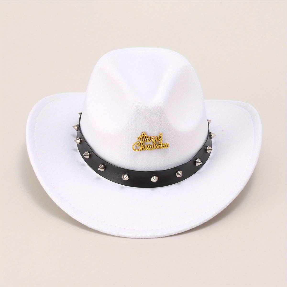 Vintage Western Cowboy Woolen Hat British Belt Jazz Top Hat