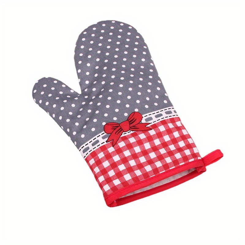 1pc Guantes De Horno De Algodón Herramienta De Cocina - Temu