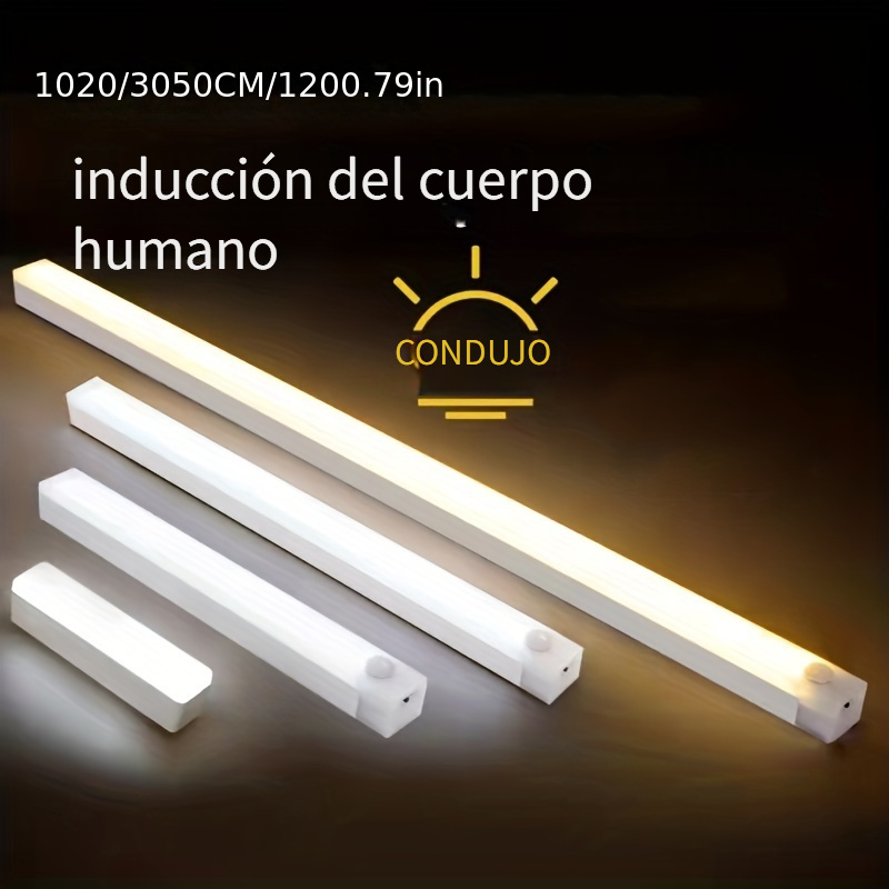Tzou Luz LED para gabinete con sensor de movimiento 15 luces LED recargables  debajo del mostrador barra de luz nocturna magnética inalámbrica para –  Yaxa Costa Rica