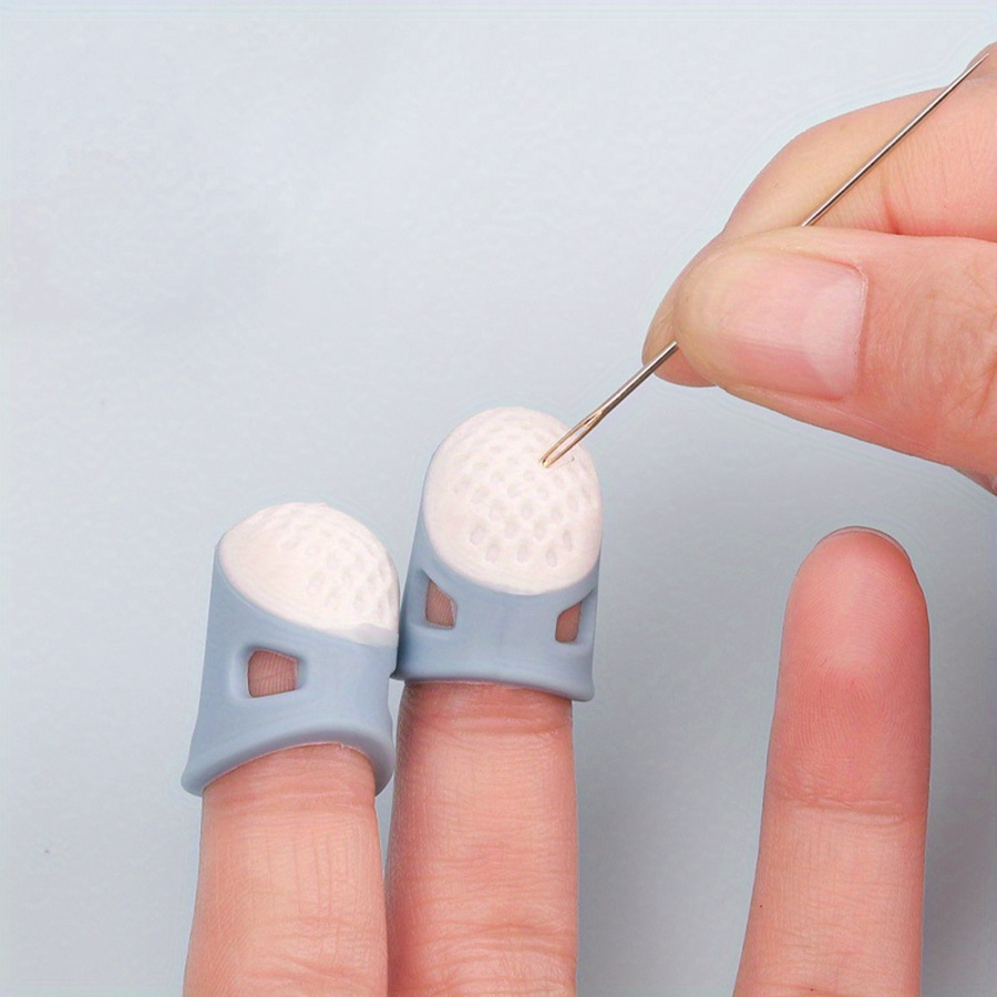 Silicone Thimble Finger Protector Non slip Quilting Craft - Temu