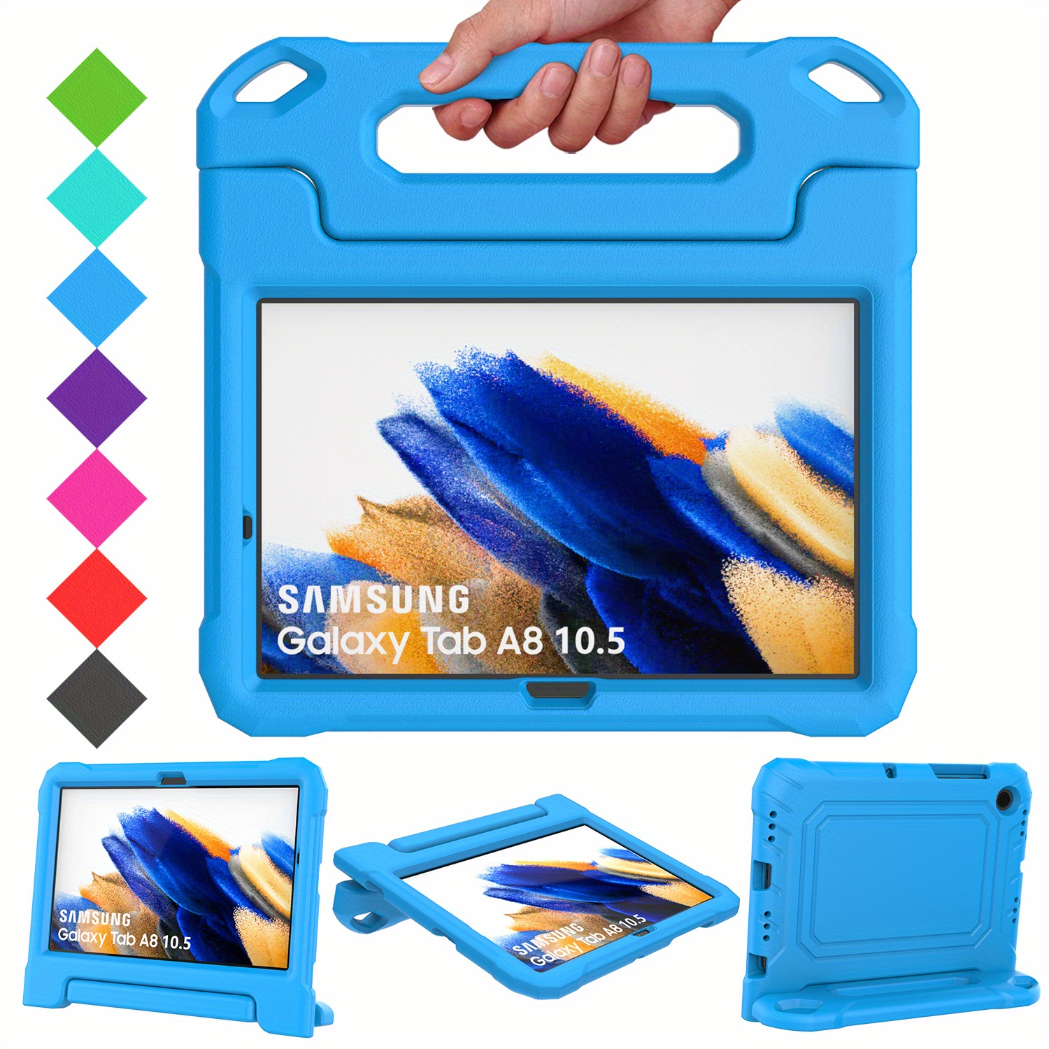 Housse Tablette Enfant Samsung Galaxy Tab S5e avec Poignée Bleu